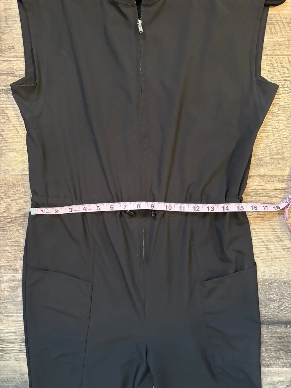 Sincerely Jules Black Sleeveless Zip-Front Jumpsuit